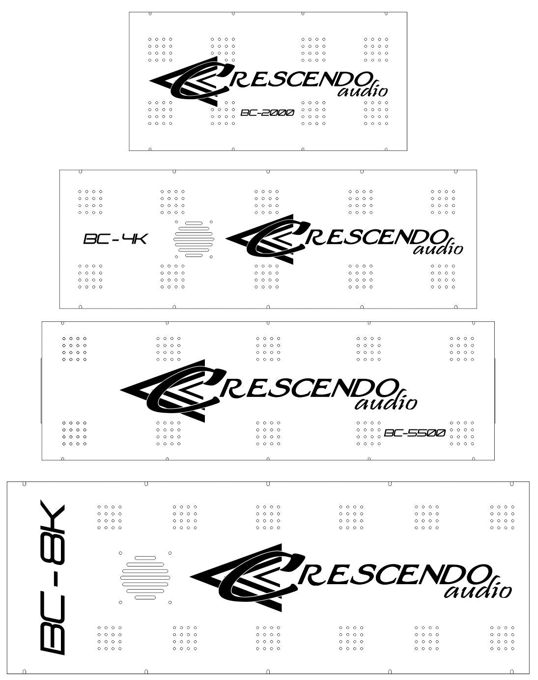 Crescendo Back Plates – LOUD AF!