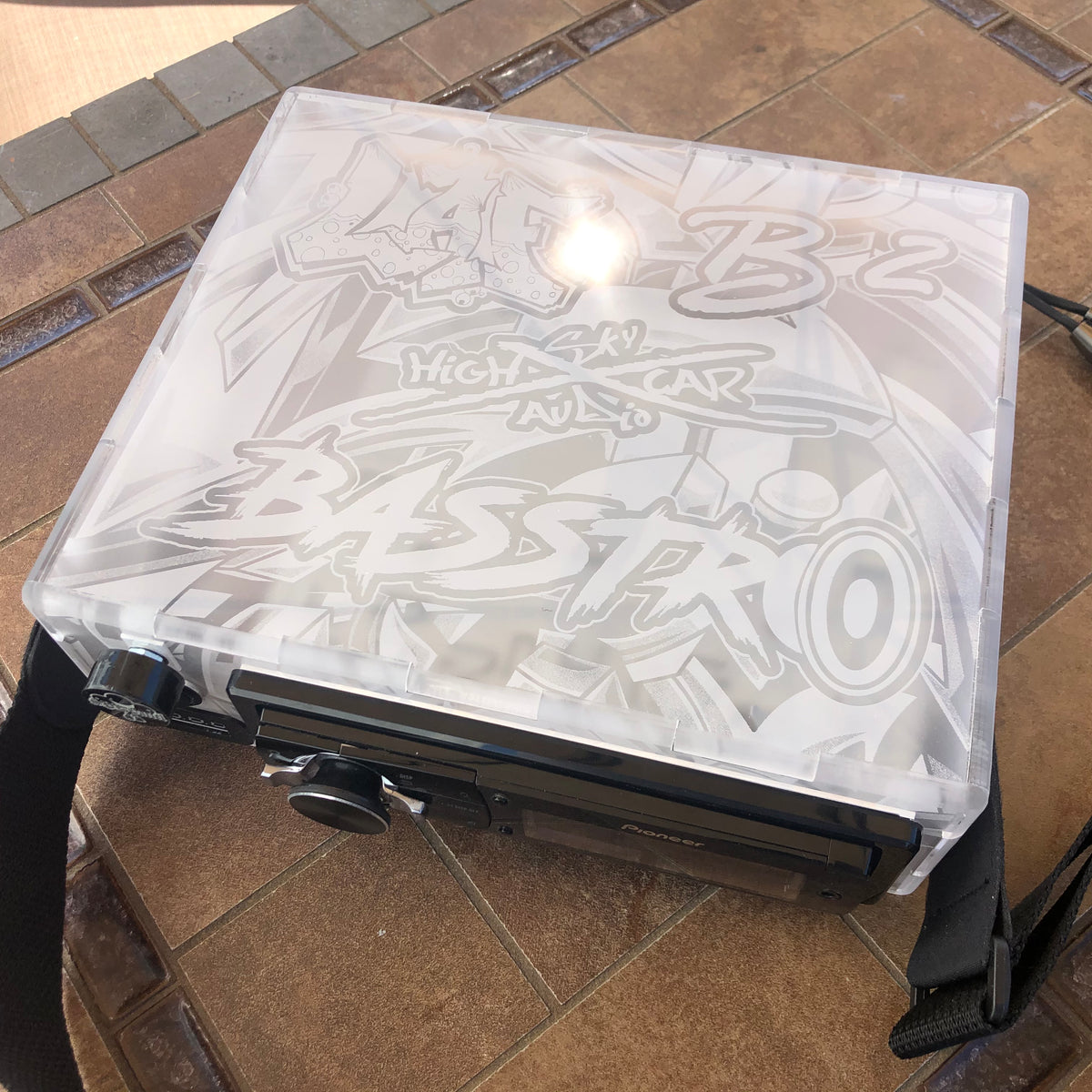 FROSTED Clear Radio Box \ Head unit case – LOUD AF!