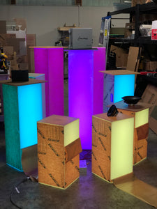 Product Display Pillars